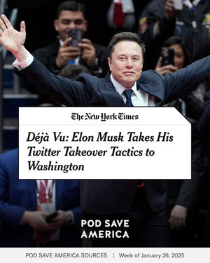Image post by @podsaveamerica on Instagram