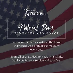 Image post by @PiedmontArthritisClinic on Facebook