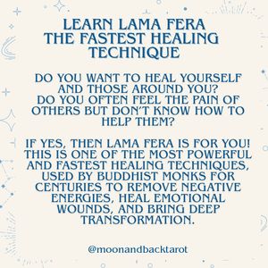 Image post by @moonandbacktarot on Instagram