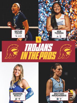Image post by @uscwomensvolley on Instagram