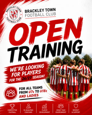 Image post by @brackleytownfc on Instagram