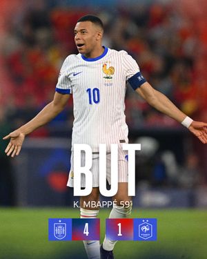 Image post by @equipedefrance on Twitter