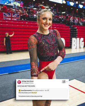 Image post by @huskerwgym on Instagram