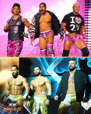Image post by @AEW on Twitter