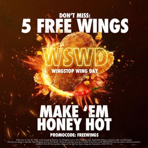 Image post by @wingstop on Twitter