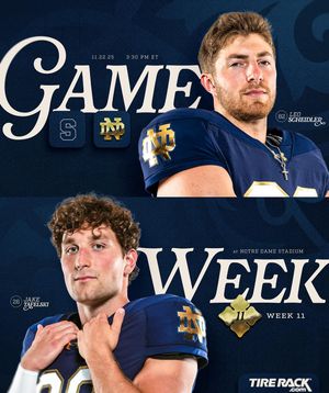 Image post by @ndfootball on Instagram