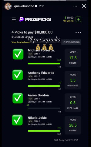 Image post by @prizepicks on TikTok