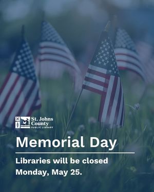 Image post by @stjohnscountylibrary on Instagram