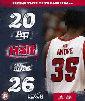 Image post by @FresnoStateMBB on Twitter
