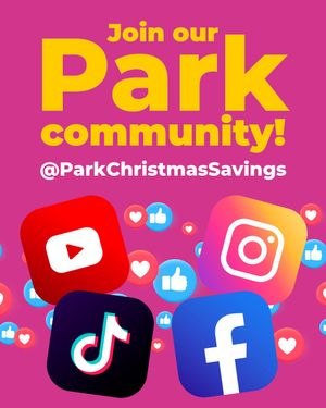 Image post by @parkchristmassavings on Instagram