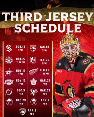 Image post by @senators on Instagram