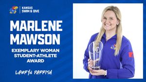 Image post by @KUSwimDive on Twitter