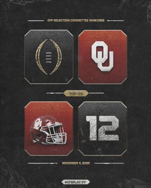 Image post by @CollegeFootballPlayoff on Facebook
