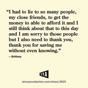 Image post by @shoutyourabortion on Instagram