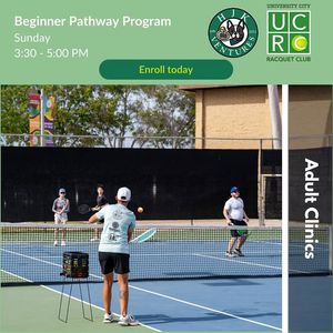 Image post by @UCRacquetClub on Facebook