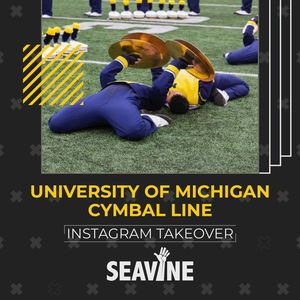 Image post by @umichdrumline on Instagram