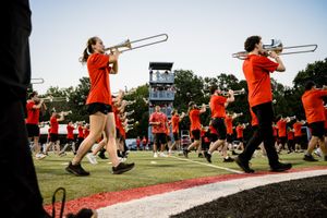 Image post by @ugaredcoatband on Instagram