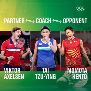 Image post by @Olympics on Twitter