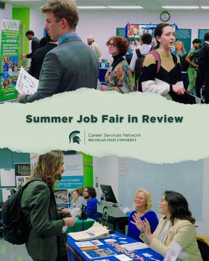Image post by @msu_careerservices on Instagram