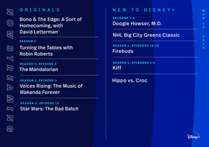 Image post by @DisneyPlus on Twitter
