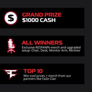 Image post by @RESPAWNProducts on Twitter