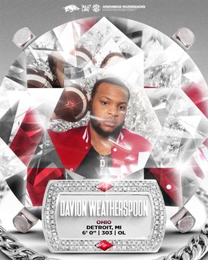 Image post by @RazorbackFB on Twitter