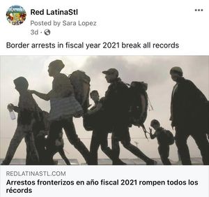 Image post by @redlatina on Facebook