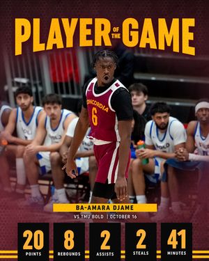 Image post by @concordia_mbb on Instagram