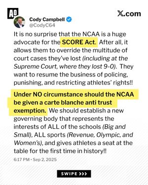 Image post by @athletesorg on Instagram