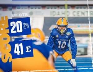 Image post by @SanJoseStateFB on Twitter