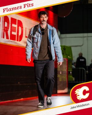Image post by @NHLFlames on Twitter/X
