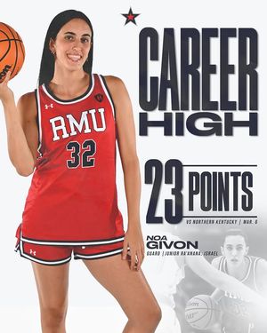 Image post by @rmuwbasketball on Instagram