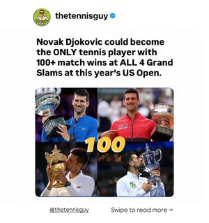 Image post by @thetennisguy on Instagram