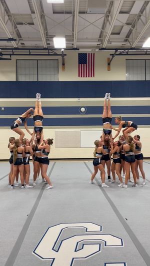 Video post by @corner_canyon_cheer on Instagram