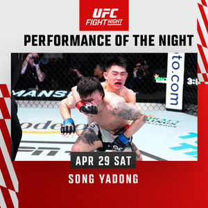 Image post by @ufc on Twitter