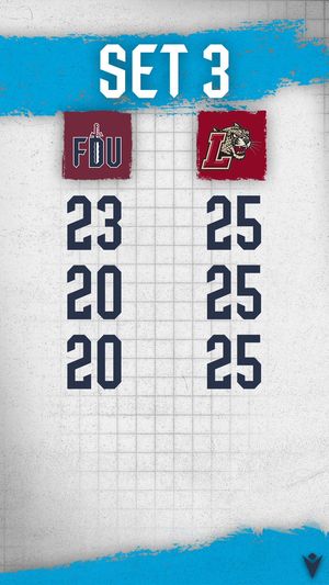Image post by @FDUKnightsWVB on Twitter