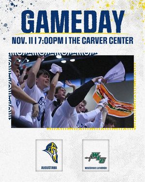 Image post by @Augustana Basketball on Facebook