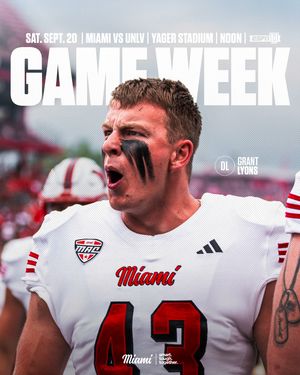 Image post by @miamiohfootball on Instagram