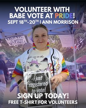 Image post by @babevote on Instagram