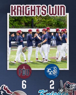 Image post by @FDUKnightsBase on Twitter