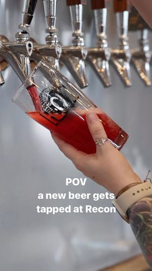 Video post by @reconbrewing on Facebook