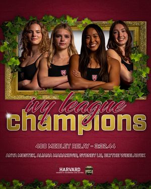 Image post by @harvardwswimdive on Instagram