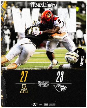 Image post by @appstate_fb on Instagram