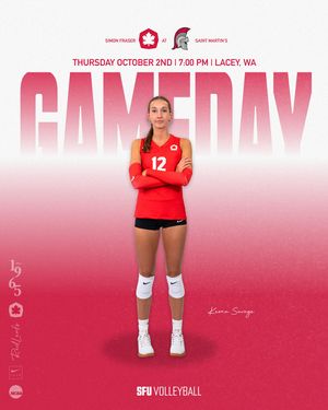 Image post by @sfu_volleyball on Instagram