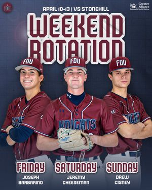 Image post by @FDUKnightsBase on Twitter