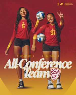 Image post by @uscwomensvolley on Instagram