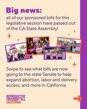 Image post by @reproforallca on Instagram
