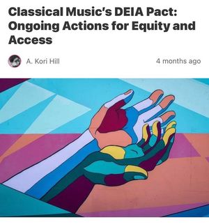Image post by @americancomposersforum on Instagram