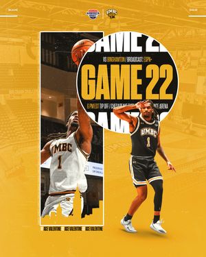 Image post by @umbcbasketball on Instagram