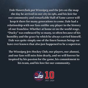 Image post by @nhljets on Instagram